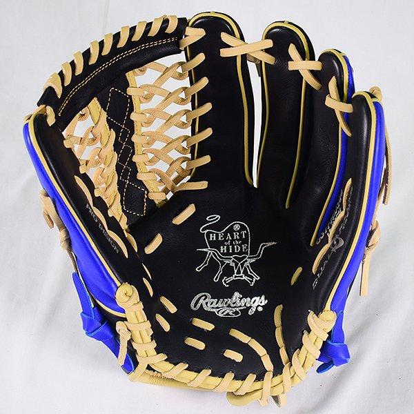 Rawlingsグローブ HOH オールラウンド型　ネイビーブルー/レッド ソフトボール用 HOH® DP COLORS for WOMEN [オールラウンド用