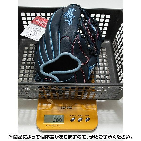 交換無料 ソフトボール グローブ 大人 ローリングス HYPER TECH R2G 内野手用 サイズ：11.5 GS5FHTR34GF 右投げ ネイビー 型付け可能(G)の画像
