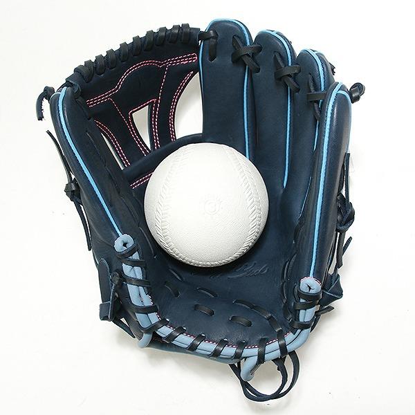 交換無料 ソフトボール グローブ 大人 ローリングス HYPER TECH R2G 内野手用 サイズ：11.75 GS5FHTR35 右投げ ネイビー 型付け可能(G)の画像