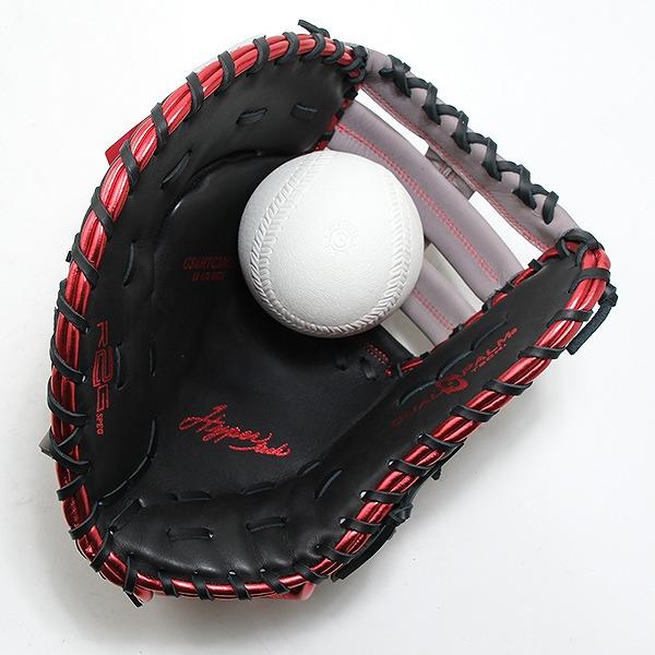 Rawlings ファーストミット　左用　赤　黒　 軟式 Rawlings（ローリングス） 交換無料 ソフトボール キャッチャーミット