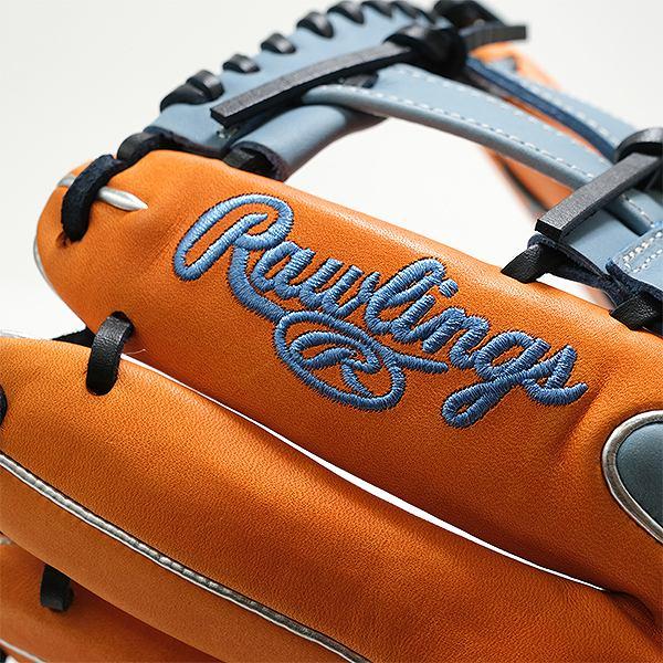 新品Rawlings ソフトボール右投げオレンジ　オールラウンド用 Rawlings（ローリングス） 交換無料 ソフトボール グローブ 大人 右