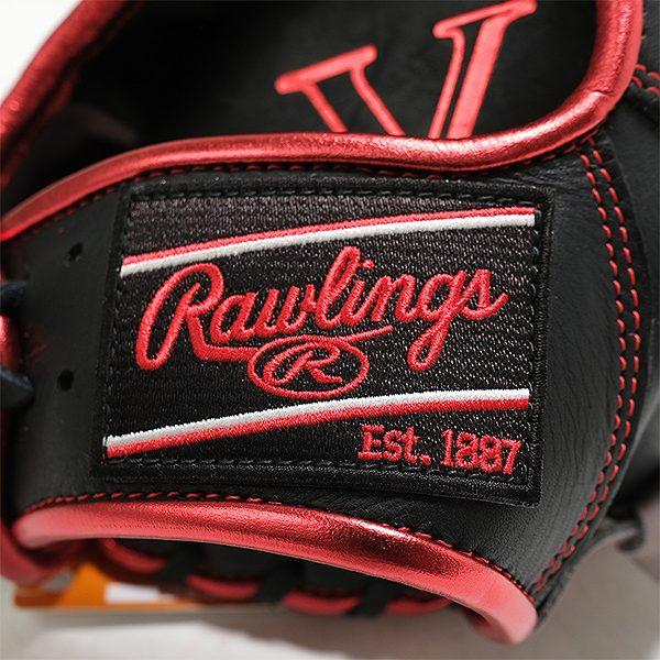 Rawlings 野球グローブ レッド/グレー　左用グローブ Rawlings（ローリングス） 交換無料 ソフトボール グローブ 大人 右