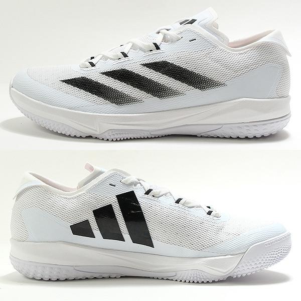 adidas（アディダス） 25cm限定 野球 トレーニングシューズ 白 アップ
