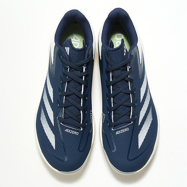 adidas adizero スパイクシューズ 野球 ソフトボール ネイビー adidas（アディダス） 交換無料 野球＆ソフトボール アディゼロ