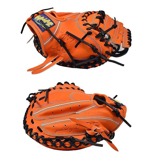 KANAME TYPE-C200R オレンジグローブ 型付け済み 実地未使用 交換無料 要 KANAME 硬式用キャッチャーミット 大人 硬式野球