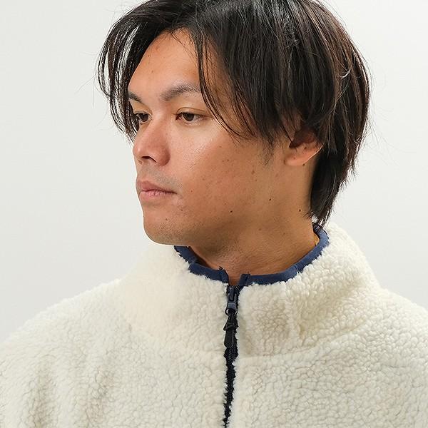 Kappa（カッパ） フリースジャケット メンズ ボア ボックスポケット