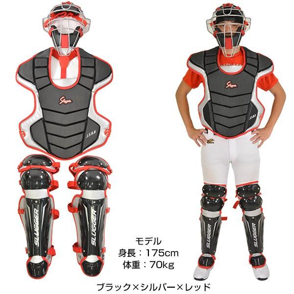 軟式野球用 キャッチャー防具 3点セット 久保田スラッガー 防具セット