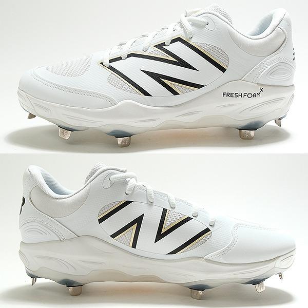 New Balance（ニューバランス） 交換無料 野球 スパイク 金具 大人 白
