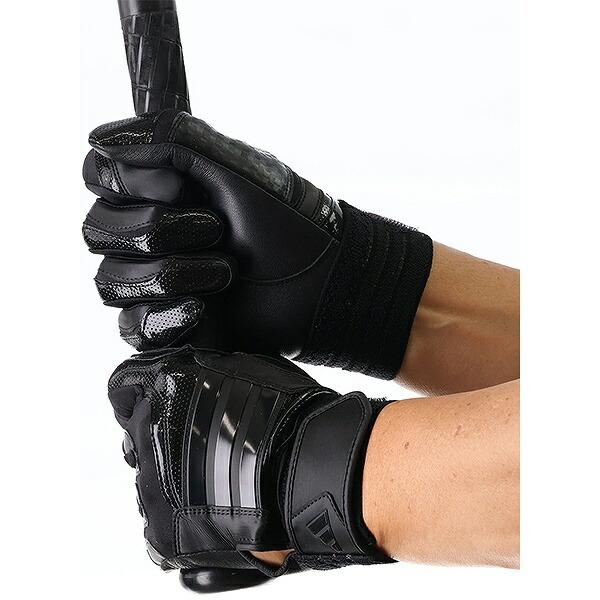 交換無料 野球 バッティンググローブ 大人 両手用 白 黒あり アディダス adidas TOP1 バッティンググラブ バッティング手袋 LBG205 2026NEW バッテ刺繍有料可(T) | adidas | 05