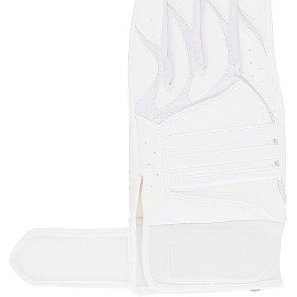 交換無料 野球 バッティンググローブ 大人 ジュニア 両手用 白 黒あり アディダス BASIC 水洗い可 バッティンググラブ 手袋 LBG405 2026 バッテ刺繍有料可(T) | adidas | 06