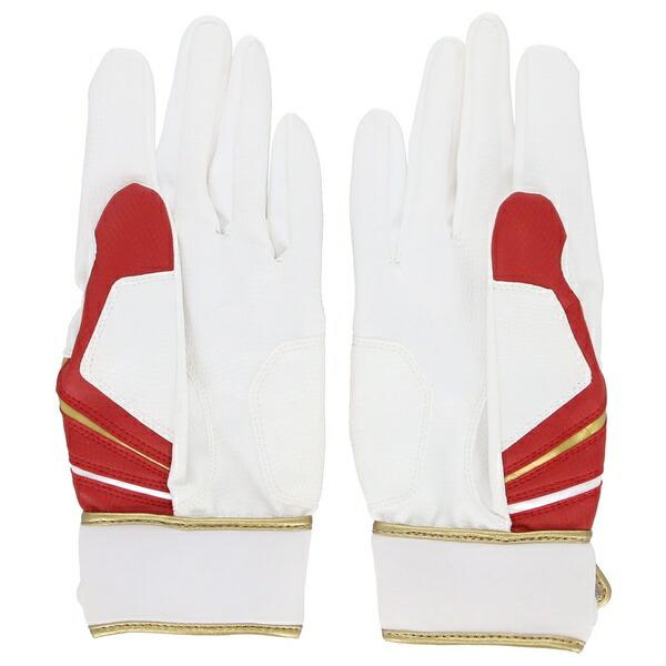 交換無料 野球 バッティンググローブ 大人 ジュニア 両手用 白 黒あり アディダス adidas BASIC 水洗い可 バッティンググラブ 手袋 LBG404 バッテ刺繍有料可(T) | adidas | 07