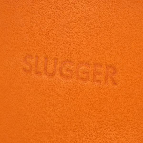 久保田スラッガー　グラブ皮革　トートバッグ　オレンジ(A4サイズ) 久保田スラッガー 革トートバック 入荷！ 久保田スラッガーの