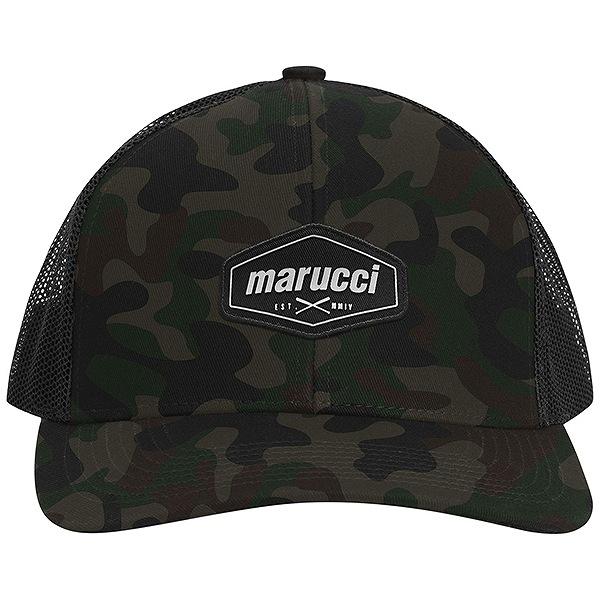 【新品未使用】Marucci キャップ ブラック　メンズ　黒　メッシュ marucci（マルーチ） 365日出荷 野球 帽子 マルッチ CROSS BATS FABRIC