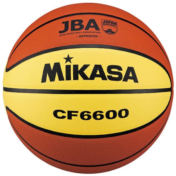 MIKASA（ミカサ） バスケットボール 検定球6号 茶/クリームイエロー