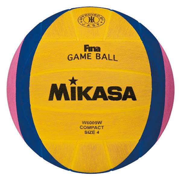 贈り物 ミカサ ウォーターポロボール 女子用 国際公認球 日本検定球 セール 特集 青 黄 W6009W ピンク