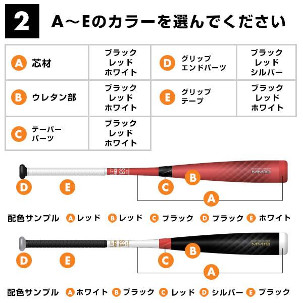 MM18 カスタムオーダー SSK バット 野球 軟式 FRP 一般 83cm MM18 カスタムオーダー SSK バット 野球 軟式 FRP 一般 83cm