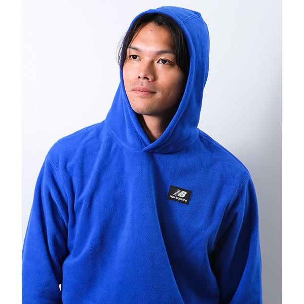 フリースパーカー 大人 ニューバランス AT フーディー フード付き 長袖 プルオーバー メンズ レディース 男女兼用 ブランド ロゴ入り 防風 防寒 MT21507 | New Balance | 05