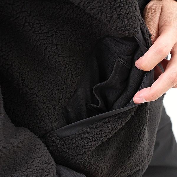 フリースジャケット メンズ ニューバランス Q Speed シェルパ アノラック 長袖 ハーフジップ ブルゾン アウター 冬用 防寒ウェア 保温 吸汗速乾 MT23285 | New Balance | 10