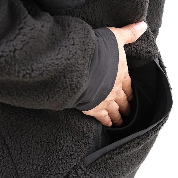 フリースジャケット メンズ ニューバランス Q Speed シェルパ アノラック 長袖 ハーフジップ ブルゾン アウター 冬用 防寒ウェア 保温 吸汗速乾 MT23285 | New Balance | 11