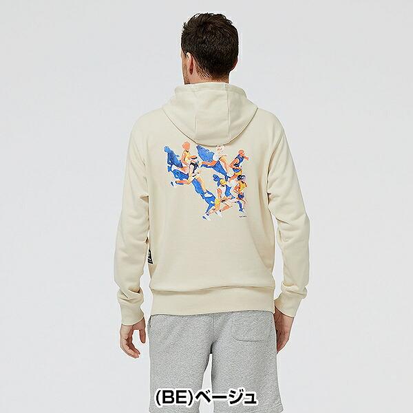 パーカー メンズ ニューバランス NB ジェイコブ ロチェスター フレンチテリー フーディ スエットパーカー 長袖 フード付き スポーツウェア プルオーバー MT31552 | New Balance | 01