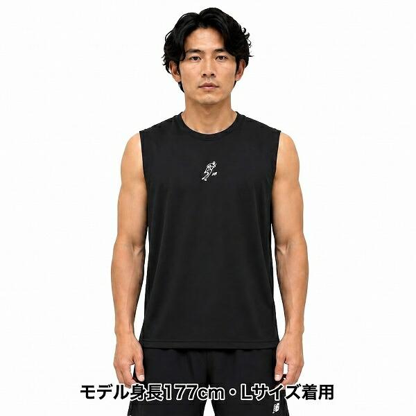 New Balance（ニューバランス） ノースリーブシャツ 大人 半袖 丸首