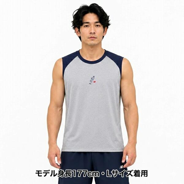 New Balance（ニューバランス） ノースリーブシャツ 大人 半袖 丸首