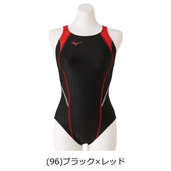 l*a様 Mizuno 競泳水着 L 黒/赤 Lサイズ 競泳水着 ハイカット レディース MIZUNO ミズノ