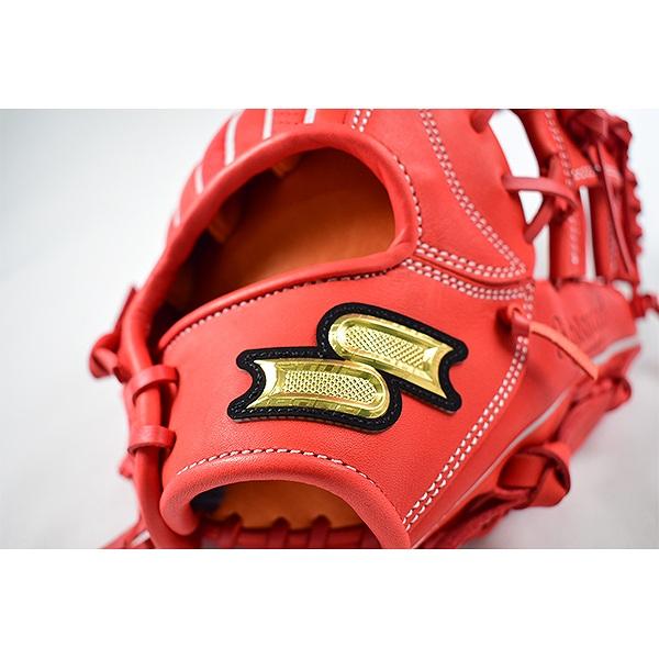 Gloveworks 外野手用グローブ イエロー ネイビー プロ型付け レッド proedge 交換無料 SSK 少年軟式 野球 グローブ プロエッジアドヴァンス