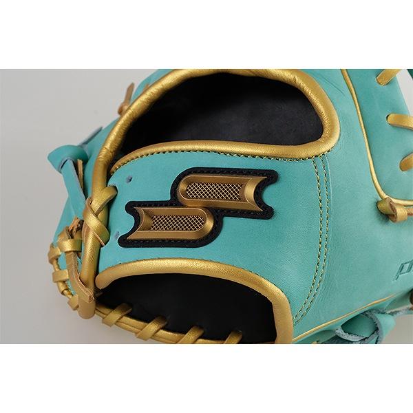 SSK プロエッジ 軟式グローブ ブラック×ミントグリーン 右投げ用 Lサイズ エスエスケイ（SSK） 交換無料 野球 グローブ 軟式 大人 右投げ 軟式
