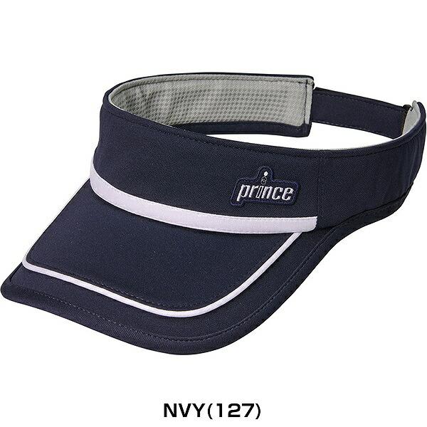 テニス プリンス サンバイザー UVカット レディース ベルクロ式 吸汗速乾 UVケア バイザー ソフトテニス 硬式テニス 軟式テニス ラウンディッシュ Prince PH552 | プリンス | 01