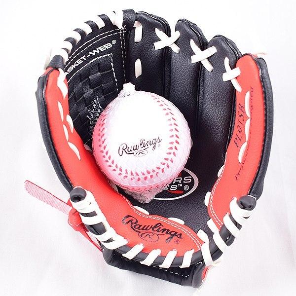 野球 グローブ キッズ ローリングス 右投げ用 柔らかボール付 お子様向け入門用グラブ PL91PB PL91RB PL91SB ジュニア 少年 子供 子ども 園児 小学生 低学年 pl91