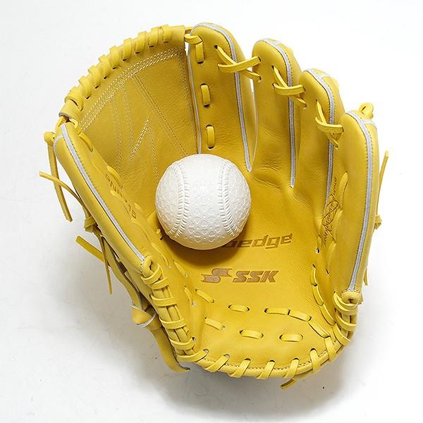 World Series 野球グローブ 右投げ用 イエロー エスエスケイ（SSK） 交換無料 野球 グローブ 軟式 大人 右投げ 軟式