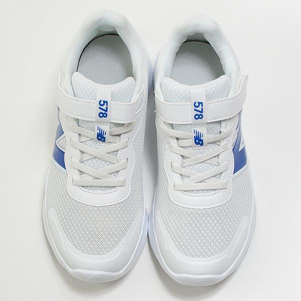 交換無料 ニューバランス スニーカー ジュニア キッズ マジックテープ ベルクロ ゴムシューレース 靴幅 標準〜やや幅広 PT578 少年 靴 くつ 子供靴 | New Balance | 05