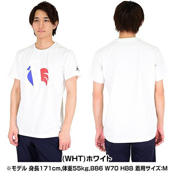 le coq sportif - le coq sportif ルコックスポルティフ 半袖Tシャツ白 メンズM新品 le coq sportif 半袖Tシャツ メンズ ルコック スポルティフ