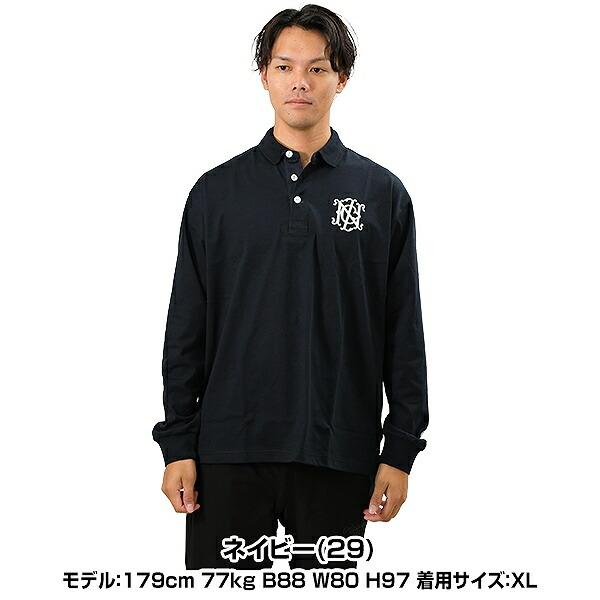 希少　ニュージーランド製　Canterbury 長袖ポロシャツ　メンズXL相当 カンタベリー（Canterbury） ポロシャツ 長袖 メンズ レディース 男女