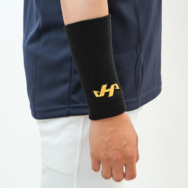 文字刺繍代金込み 野球 リストバンド プロ用 片手用 大人 ハタケヤマ 手首バンド 汗止め 汗どめ サポーター 日本製 RB 番号刺繍(2ケタまで) 背番号 加工可能(N) | ハタケヤマ | 03