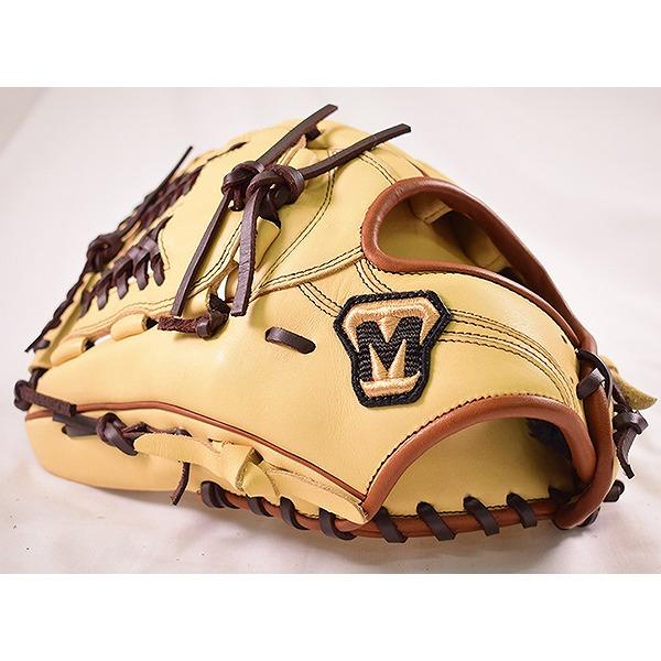 美品　ミツワタイガー軟式グローブ ベージュ ミツワタイガー(MITSUWA TIGER) 野球 一般軟式グローブ オール