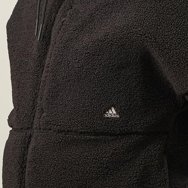 フリースジャケット パーカー ボアジャケット メンズ アディダス 長袖 ジップアップ フルジップ フード付き ブルゾン アウター 冬用 防寒ウェア 大人 RM015 | adidas | 05