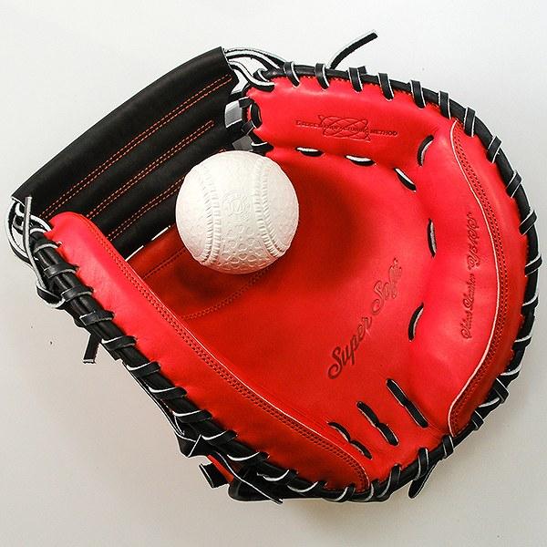 スーパーソフト 交換無料 野球 キャッチャーミット 軟式 大人 右