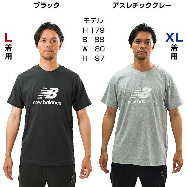 ニューバランス new balance スポーツ ウエアー新品。タグ付き。 New Balance（ニューバランス） Tシャツ メンズ 半袖 ロゴ入り 吸汗速