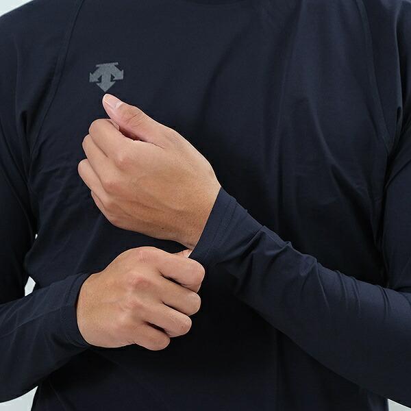 野球 アンダーシャツ 長袖 ハイネック デサント 大人 アンダーウェア インナー 軽量 吸汗速乾 ストレッチ STD770B STD-770B 一般 アンダーシャツ名入れ有料可(U) | DESCENTE | 08