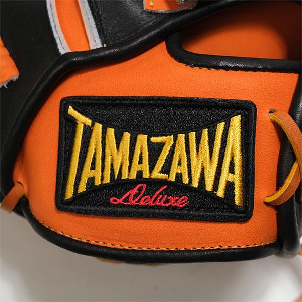 TAMAZAWA硬式 キャッチャーミット 赤×キャメル 型付け済み TAMAZAWA硬式 キャッチャーミット 赤×キャメル 型付け済み