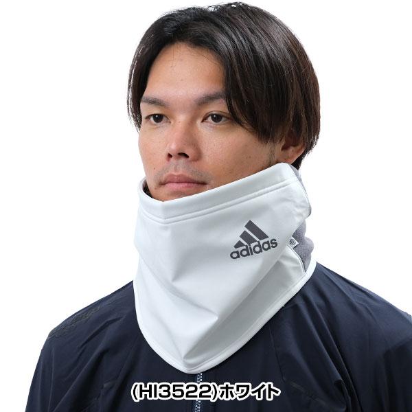 adidas（アディダス） ネックウォーマー メンズ ベーシック 黒 白 冬用