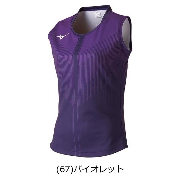 Mizuno バレーボール ノースリーブシャツ ホワイト/ブラック/レッド sksp_v2ja874063