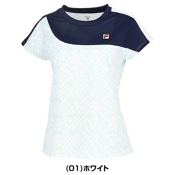 フィラ　テニスウェア　２点セット FILA（フィラ） 50％OFF テニスウェア レディース ゲームシャツ VL2827