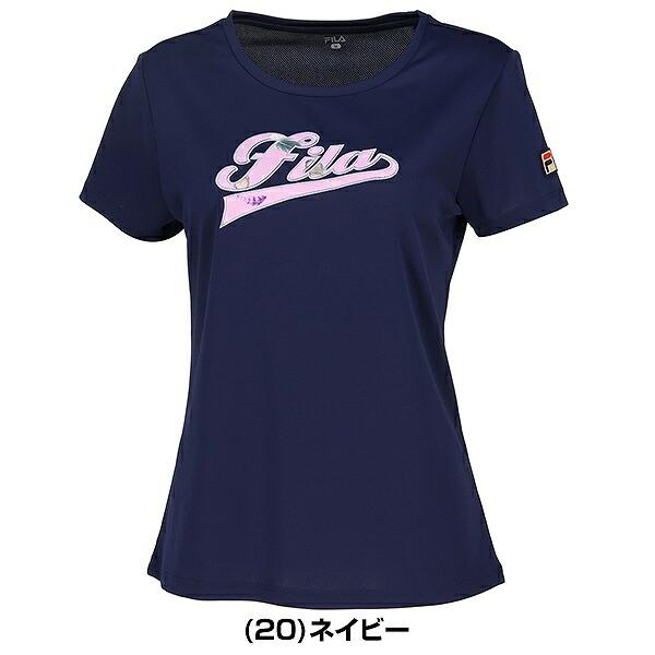 FILA（フィラ） テニス Tシャツ レディース 半袖 吸汗速乾 UVカット