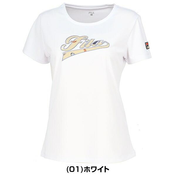 FILA（フィラ） テニス Tシャツ レディース 半袖 吸汗速乾 UVカット