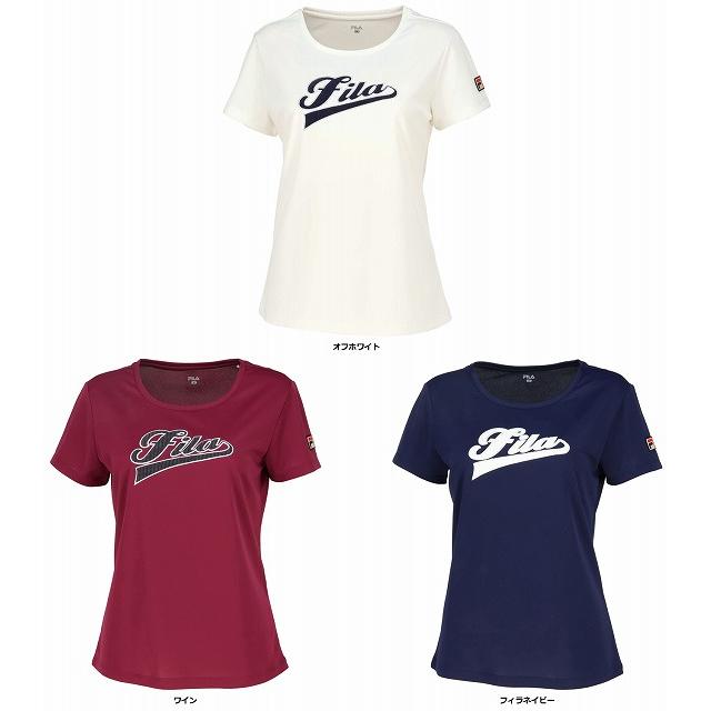 FILA（フィラ） テニス アップリケTシャツ レディース プラクティスT
