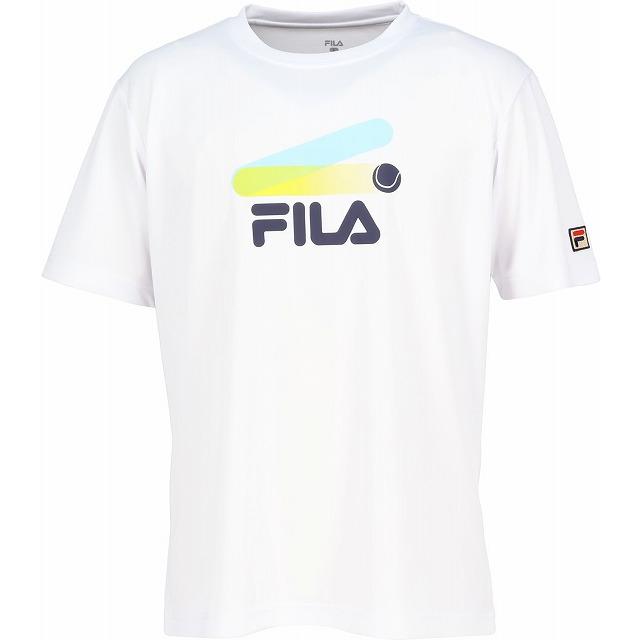 FILA（フィラ） テニス Tシャツ メンズ プラクティスTシャツ 半袖 丸首