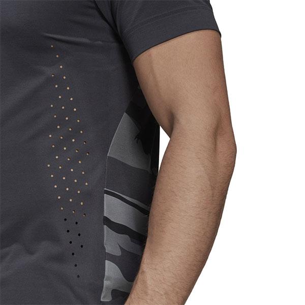 テニス アディダス プラクティスTシャツ メンズ 全米オープンモデル 半袖 丸首 テニスウェア 吸汗速乾 吸湿 メッシュ テベ・マググコラボ USオープンモデル | adidas | 02